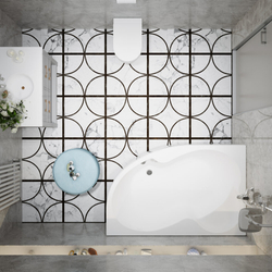 Акриловая ванна Triton (Тритон) Мари 170x110 L