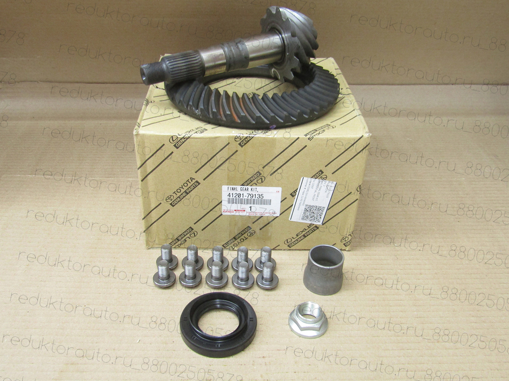 Главная пара 41/9=4,55 - переднего редуктора ТЛК 120/150