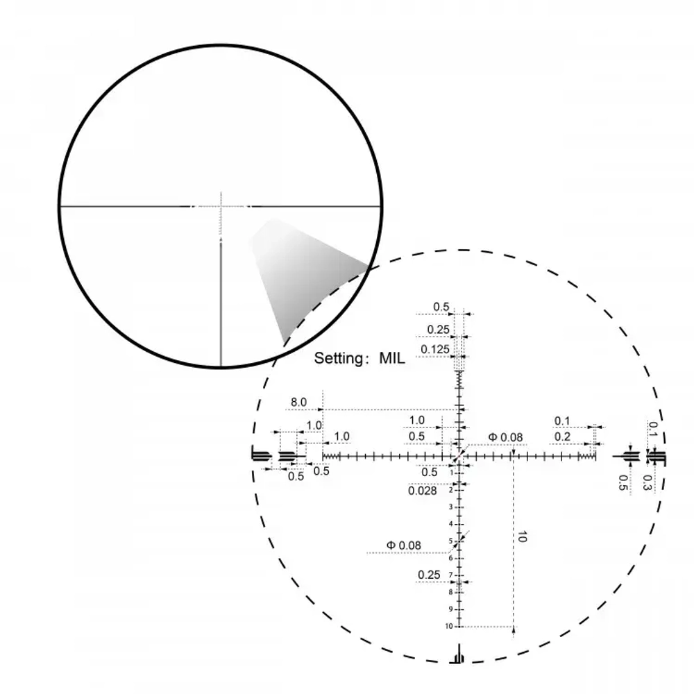 Прицел Vector Optics ORION PRO MAX 4-16x44 HD FFP MIL (SCFF-59)