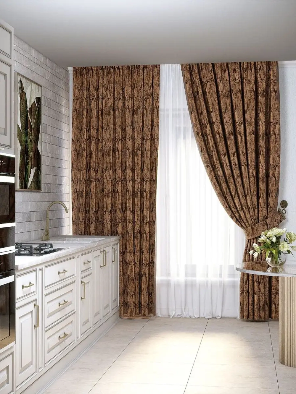 Комплект штор микрософт Ливадия 37/2092-5-11 1,5м*2,5м
