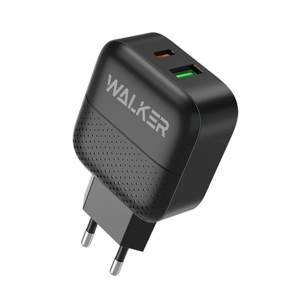 Сетевое зарядное устройство Walker WH-37, Type-C (3А), чёрный
