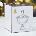 Ваза стеклянная с крышкой 26976