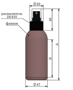 Флакон 200 мл 24 мм ПНД от производителя «Тара-Гост»