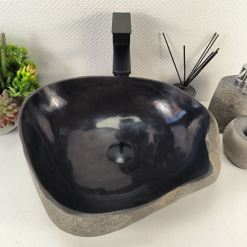 Раковина из речного камня RS-65428 46*39*15 0856