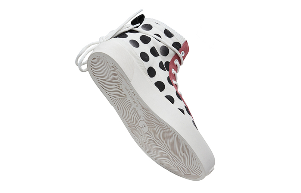 EQLZ EQUALIZER Fault High Slip Resistant High top Skateboard Shoes Unisex White Black Misprint