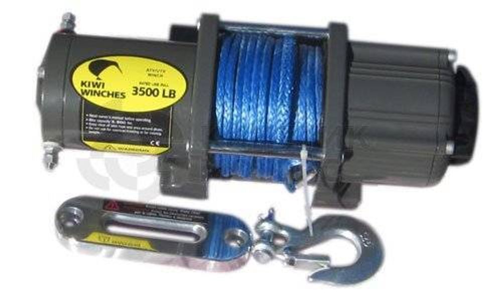 Лебедка электрическая  KIWI WINCHES I Lbs3500 синт. трос