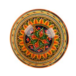 Салатник "Arabesque" (оранжевый) d=12см v=300мл (min12) (транспортная упаковка)