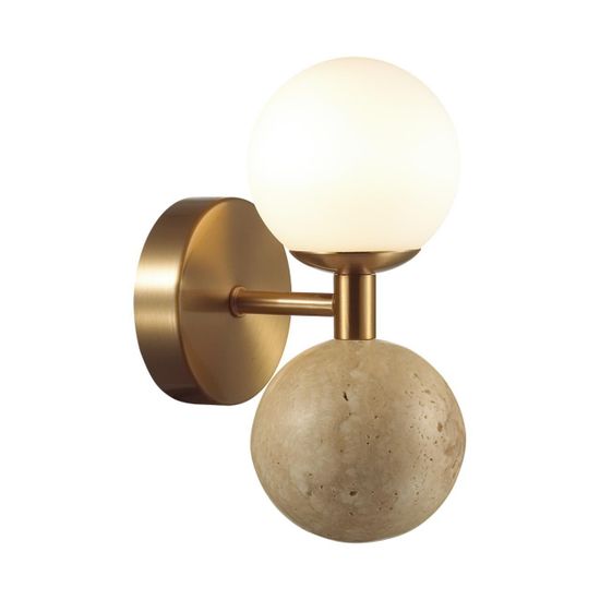 6625/6WL MIDCENT ODL25 221 Настенный светильник под латунь/металл/стекло/камень IP20 LED 1*6W 3000K 220V LOLLA