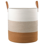 Корзина для хранения moen D45х50 см, бежевая/горчичная