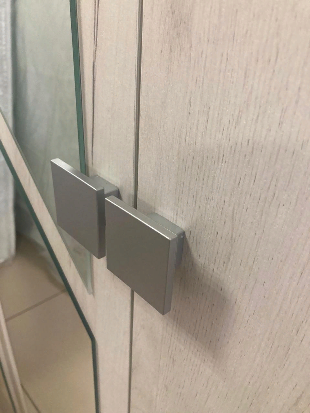 Шкаф 4-х створ. д/белья и одежды Ольга-17 дуб крафт серый/дуб крафт белый