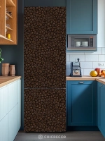 Наклейка на холодильник кофе