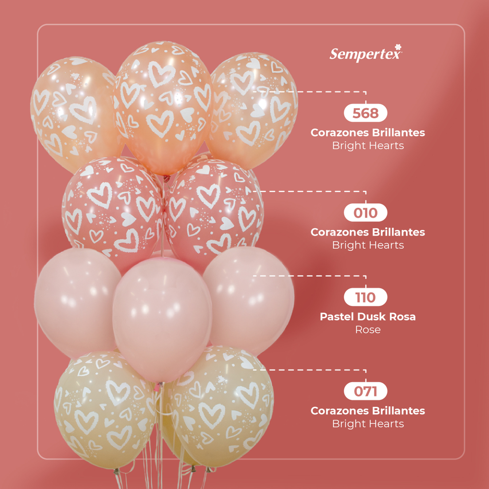 Шар 24" Розовое Золото, Метал / Rose Gold 568