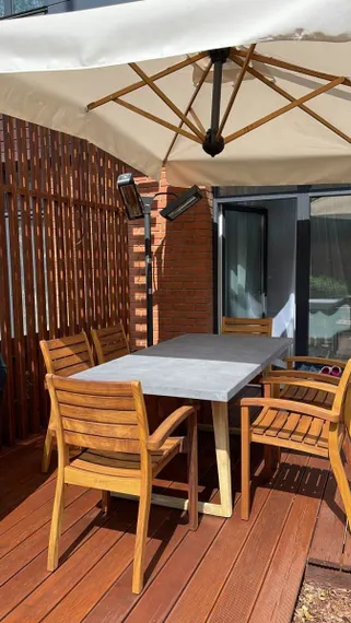 Стул уличный Stock, массив ироко