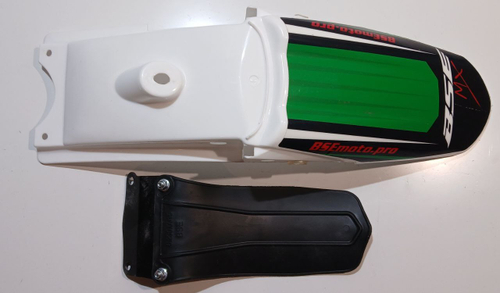 Крыло заднее Питбайк BSE MX 125, зеленый