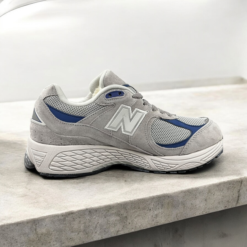New Balance 2002R Winter • Gray Blue Line