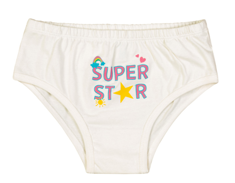 Трусы для девочек р. 128 экру T30KLP-6/10 (Takro), 1 шт.