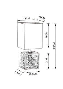 Настольная лампа Arte Lamp A4429LT-1BA