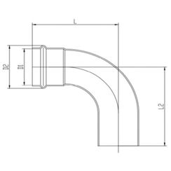 Уголок VIEIR 90 град. нерж. сталь 18а×18 VER-PRO (60/5)