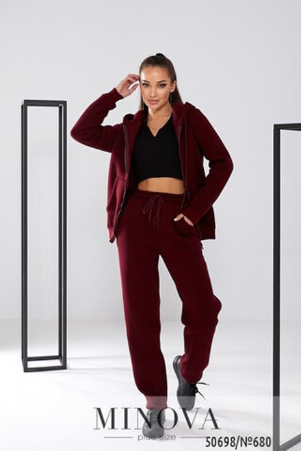 Костюм 680-бордо Minova Фото 2