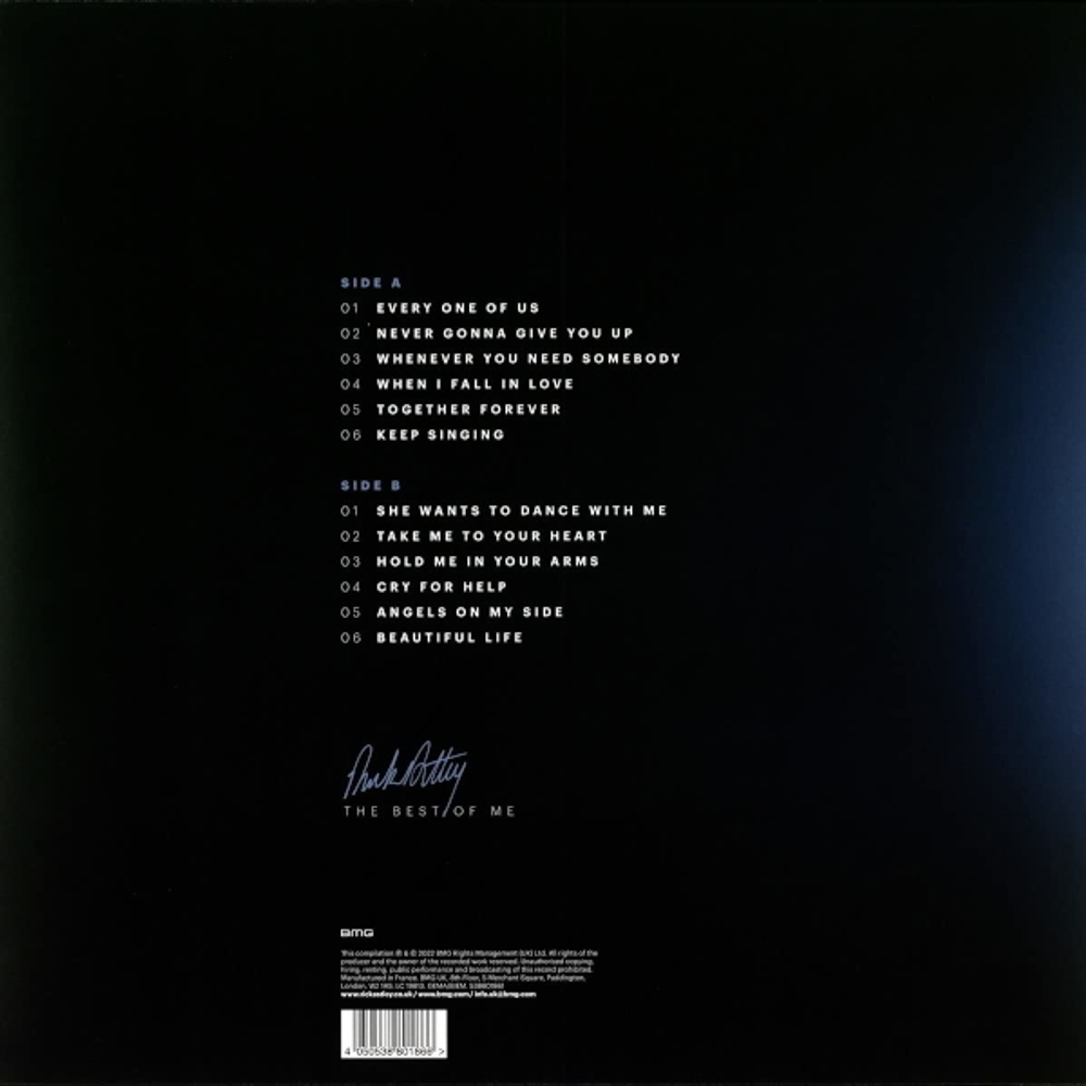 Rick Astley / The Best Of Me (LP)