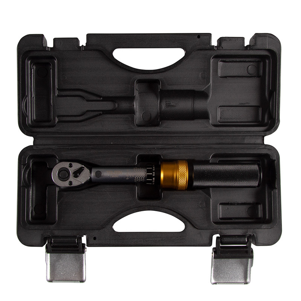 TOLSEN (TT19660) Динамометрический ключ 1/4", 1-6 Нм, для левой и правой резьбы, кейс