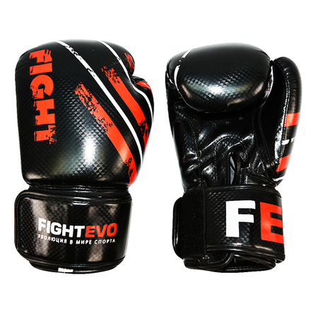 Боксерские перчатки FightEvo - Black/Red