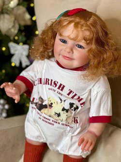 Кукла Реборн мягконабивная 60см в пакете (FA-601)