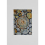 Картина авторская акварельная в паспарту 21х30 см на стену для интерьера "Тепло Коломны"