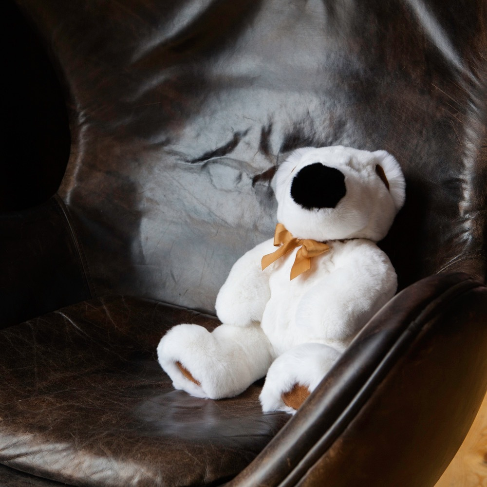 медведь из натурального меха