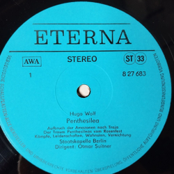 Винтажная виниловая пластинка LP Otmar Suitner, Staatskapelle Berlin, Hugo Wolf, Hans Pfitzner, Penthesilea, Kathchen Von Heilbronn Кетхен из Гейльброна (ГДР 1983)