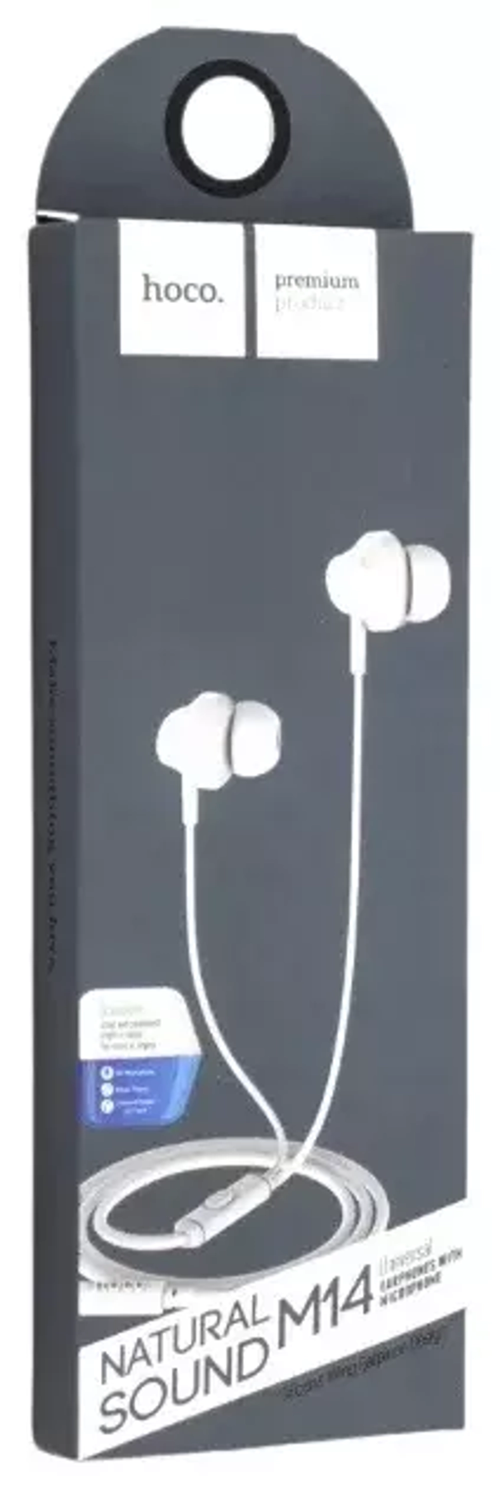 Наушники Hoco M14 с МК white
