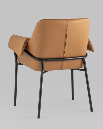 стул Aline экокожа коричневый