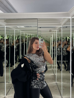 Шорты из пайеток