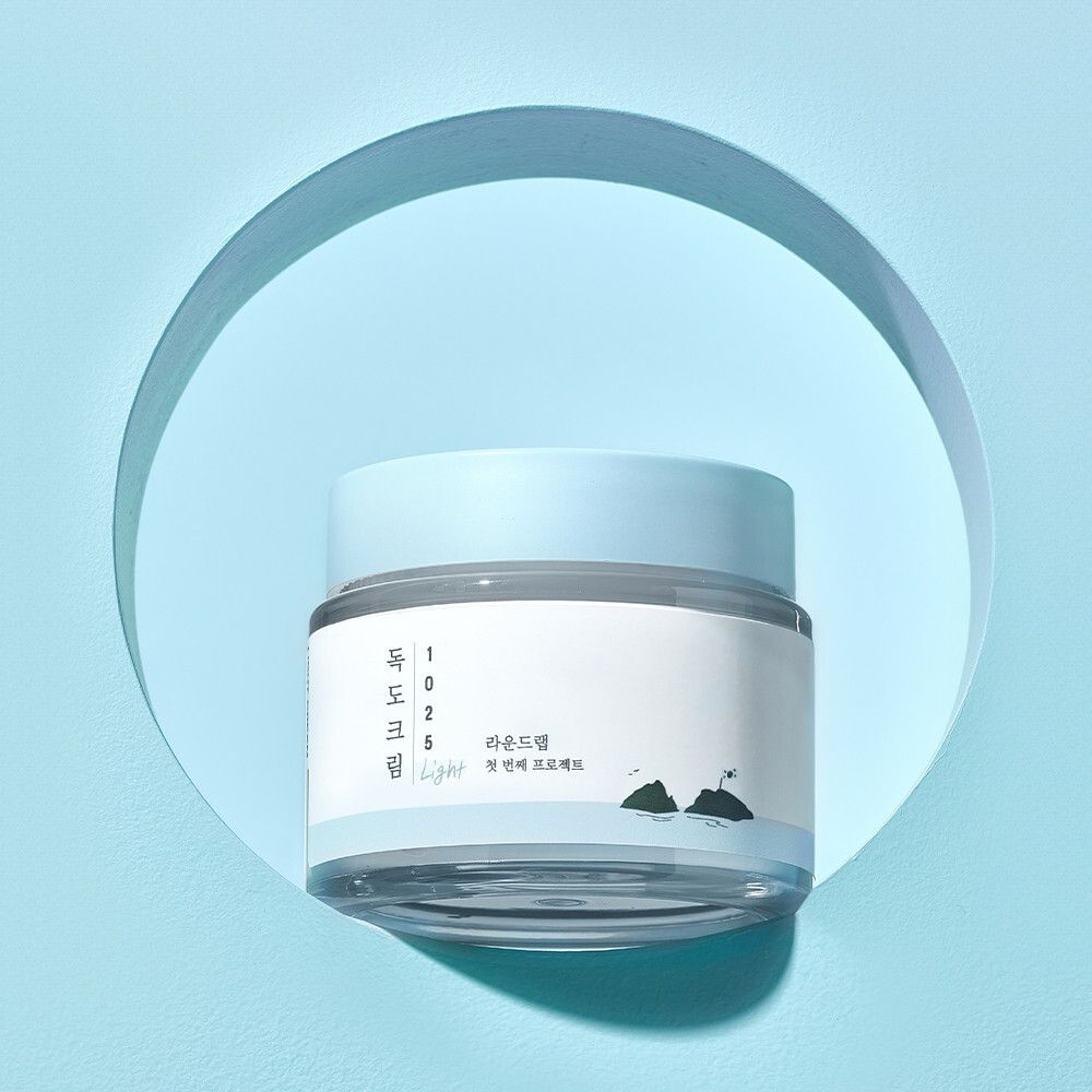 ROUND LAB Легкий увлажняющий крем с морской водой  1025 Dokdo Light Cream 80 ml