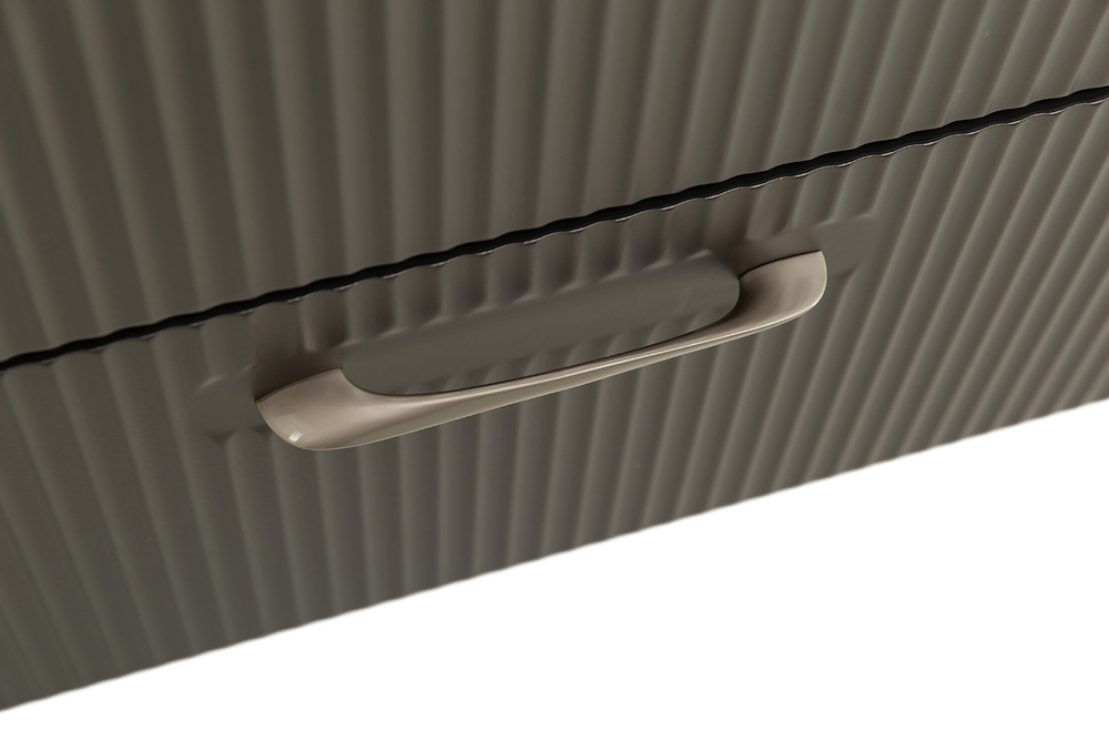 Подвесная тумба с раковиной Belbagno DUE 60 см Оружейная сталь DUE-600-2C-SO-GM-P + BB-8076-3-60