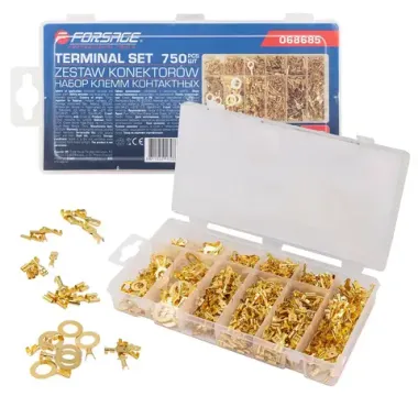 Набор клемм контактных 750шт. Forsage F-068685