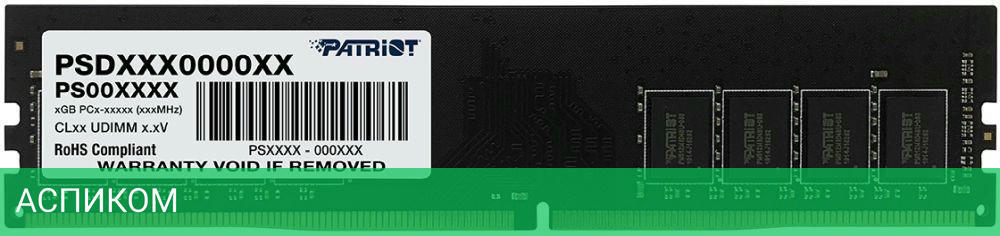 Оперативная память Patriot PSD416G266681 DDR4