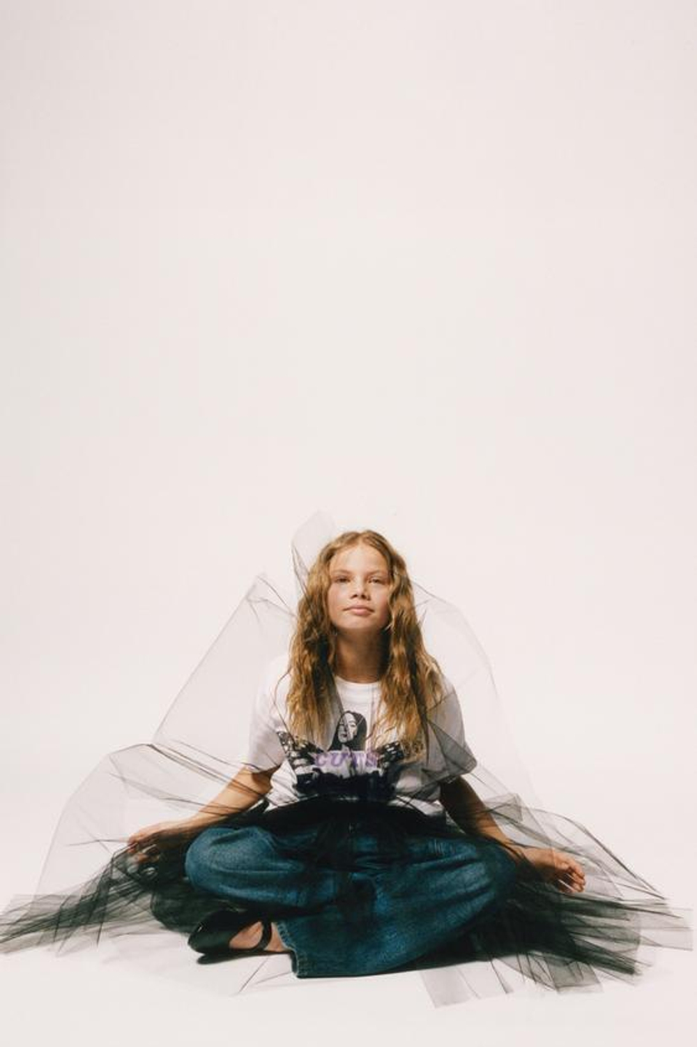 ZARA ФУТБОЛКА С ПРИНТОМ OLIVIA RODRIGO™, БЕЛЫЙ