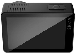 Экшн камера SJCam SJ8 Dual Screen черная с креплением, цифровым стабилизатором, водонепроницаемая 4K Ultra HD на шлем, голову, грудь, велосипед