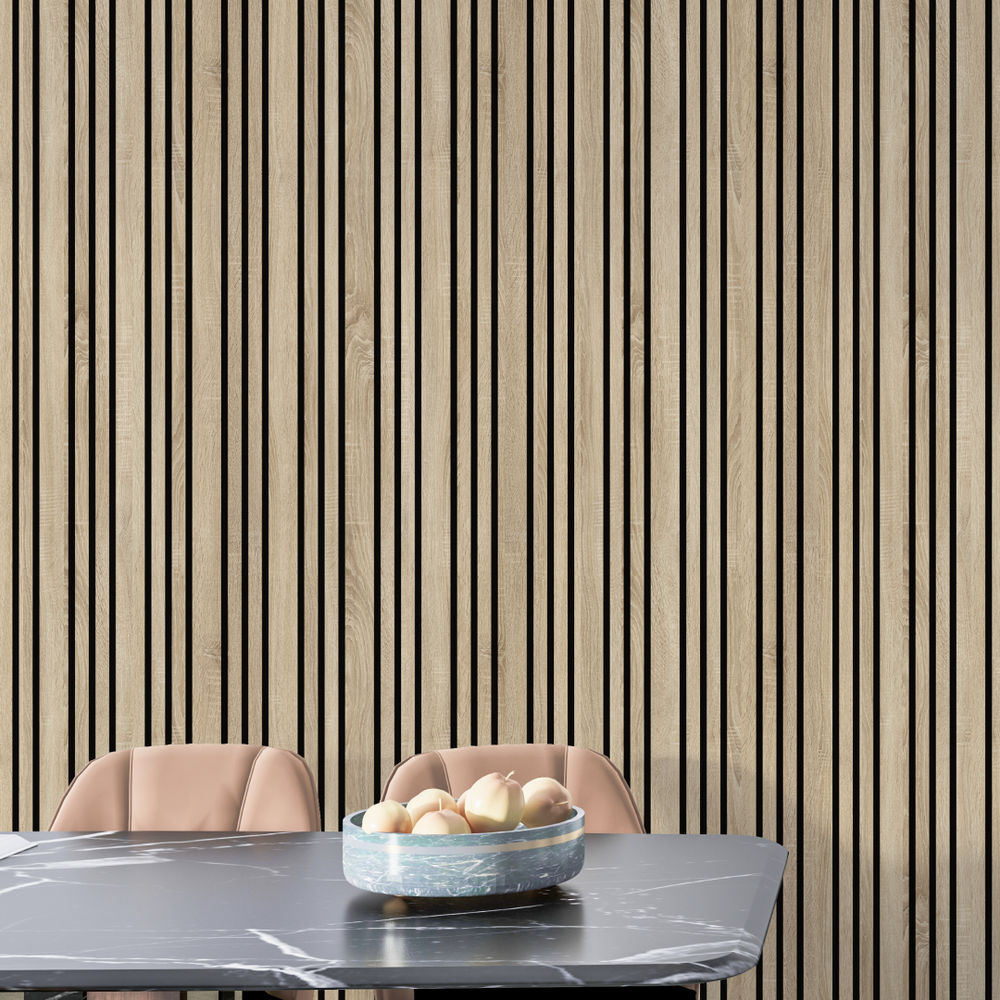 Панель Стеновая Акустическая Stella Comfort Dream Standart Дуб Сонома 2780х600х9 (уп.1шт.)