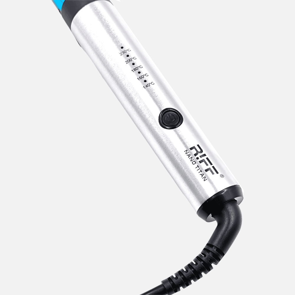 Плойка 32 мм RIFF для волос Щ1127/3 NanoTitanium титановая без зажима 140-230ºC