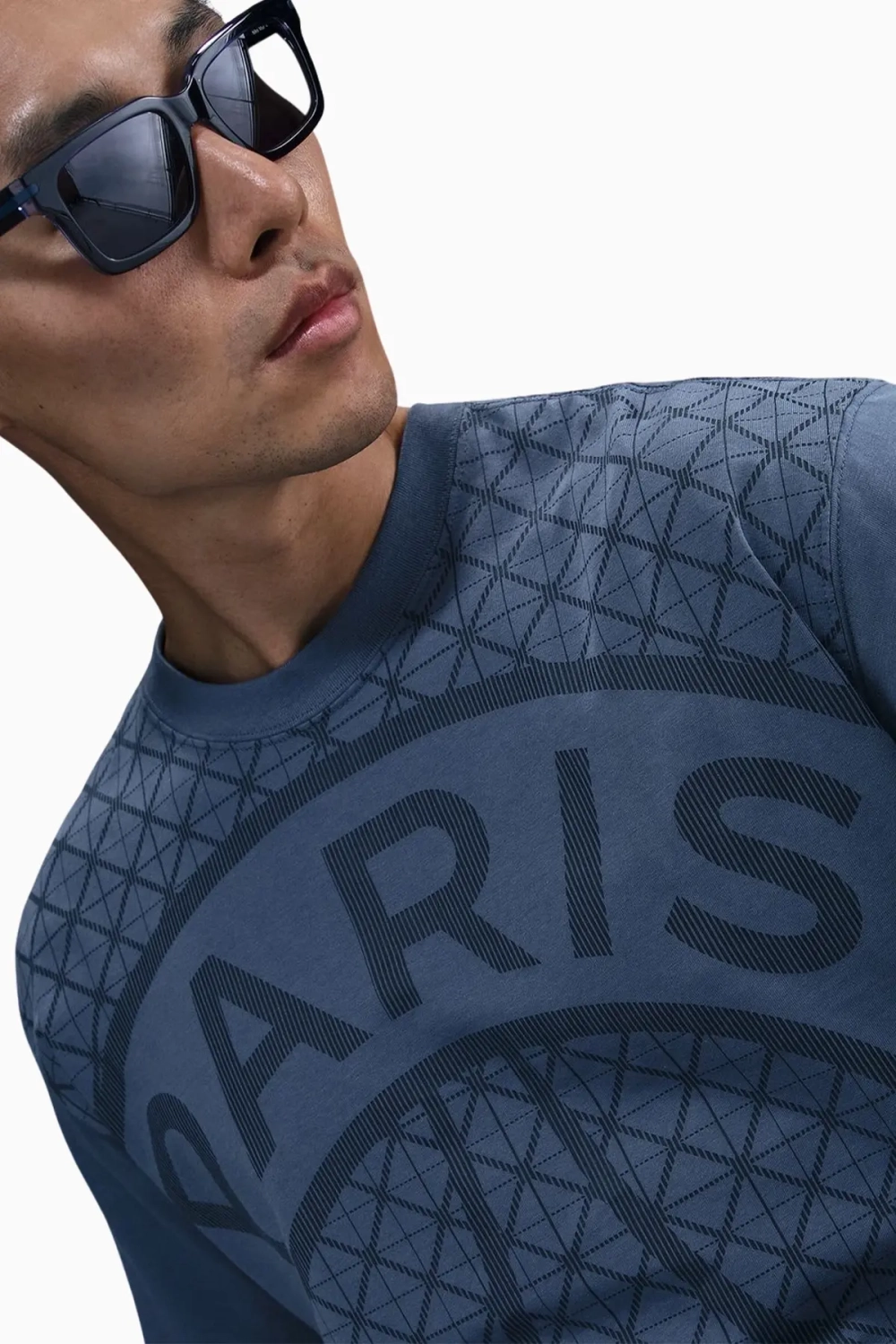 Футболка Nike PSG 25/26 Seasonal Print - темно-синий