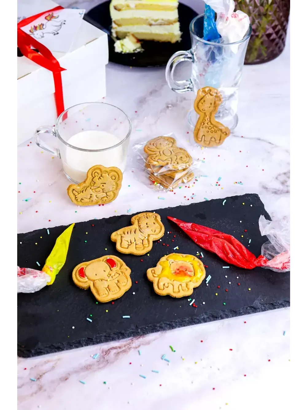 Пряники для росписи "Зоопарк" - 8 шт.