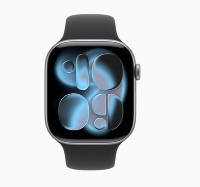 Часы Apple Watch Series 11 42mm Space Grey Aluminium Case, Sport Band (Black) M/L