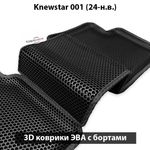Автомобильные коврики ЭВА с бортами для Knewstar 001 (24-н.в.)