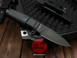 Нож Extrema Ratio Shrapnel OG BLACK А+++ V.2026 - черная рукоять, клинок черный