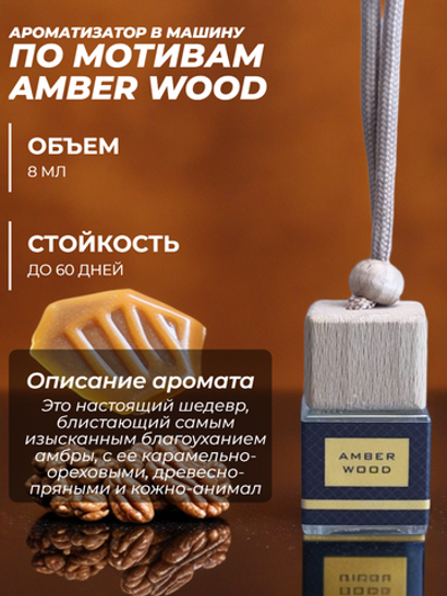 Ароматизатор AMBER WOOD (подвесной)