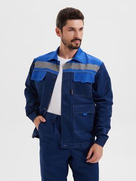 Костюм "Нова" брюки (т.синий/василек)