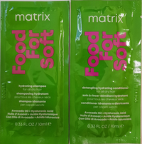 Пробник Шампунь+Кондиционер увлажняющий Matrix TR Food For Soft для сухих волос с маслом авокадо и гиалур. кислотой 10мл*2