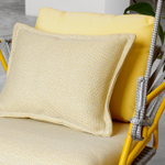 Качели плетеные Scab Design Lisa Swing, желтый, серебристый